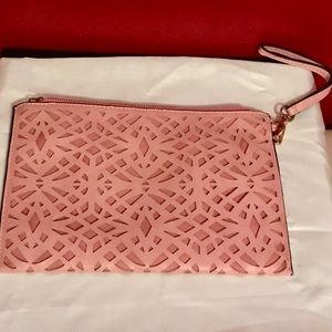 Pink cutout clutch